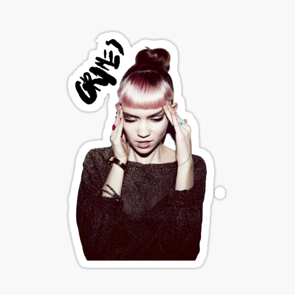 Grimes Sticker