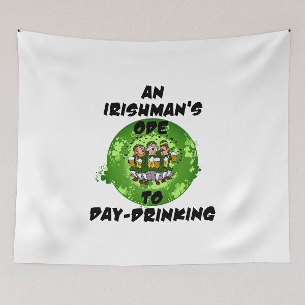 Item preview, An Irishman’s Ode to Day-Drinking designed and sold by PawsitiveMum.