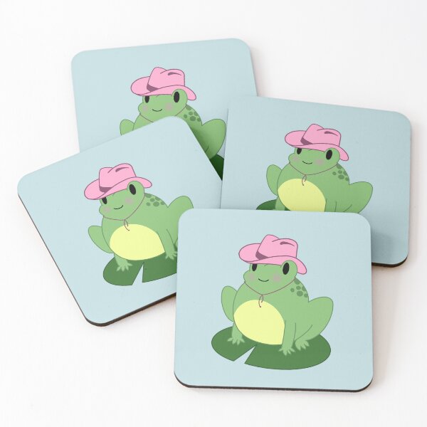 Item preview, Frog wearing Pink Cowboy Hat designed and sold by sfsart.