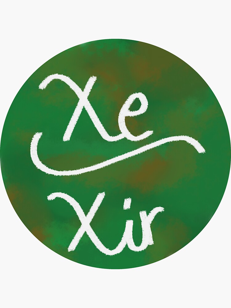 xe-xir-forest-camo-pronouns-sticker-by-discordedace123-redbubble