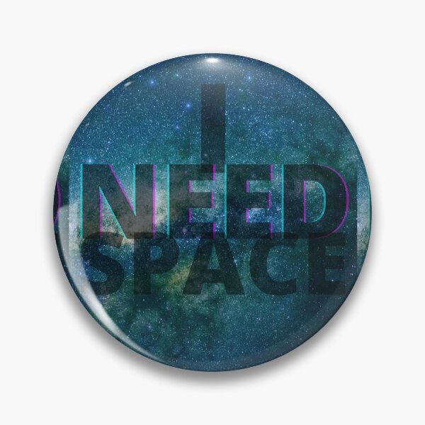 Item preview, I Need Space - Teal Blue Galaxy  designed and sold by Quirkdom.