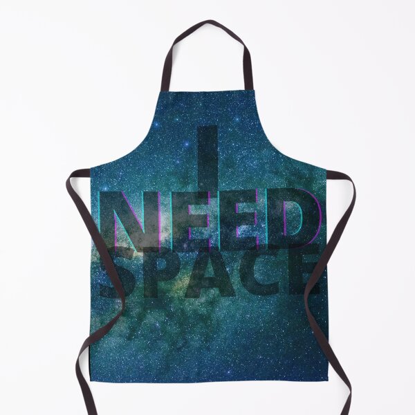 Item preview, I Need Space - Teal Blue Galaxy designed and sold by Quirkdom.