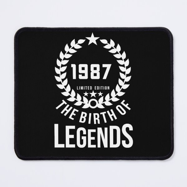Item preview, Born 1987 - 35th - Legends Birthday - Vintage 1987 designed and sold by vooART.