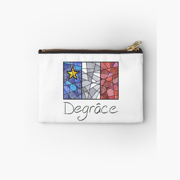 Item preview, Acadian Flag pastel mosaic Degrâce - Drapeau acadien mosaïque pastel vitrail Degrâce designed and sold by ColoursOfFrance.