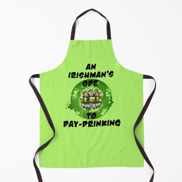 Item preview, An Irishman’s Ode to Day-Drinking (on Green) designed and sold by PawsitiveMum.