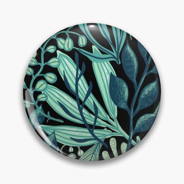 Item preview, Leaf Print on Black designed and sold by PinHookPrincess.