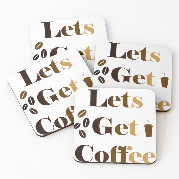 Item preview, Let's Get  Coffee designed and sold by Kybruno's Creations.