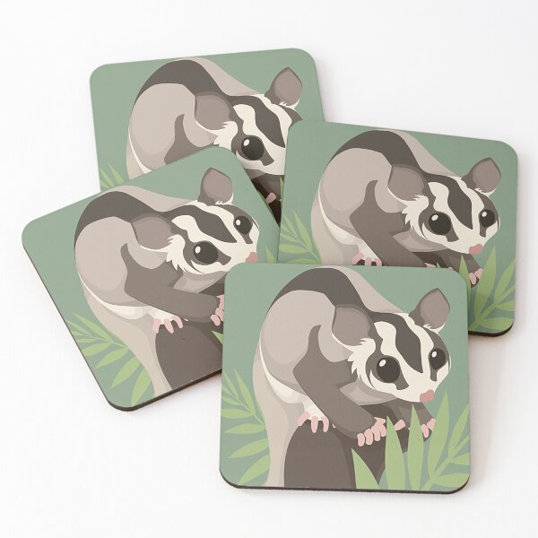 Item preview, Sugar glider fluffy designed and sold by HarlemDigitals.