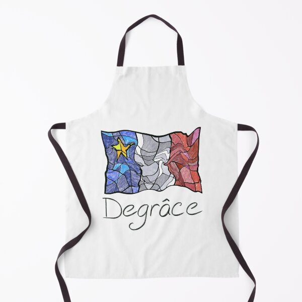 Item preview, Acadian Flag pastel liquid mosaic Degrâce - Drapeau acadien mosaïque liquide pastel vitrail Degrâce designed and sold by ColoursOfFrance.
