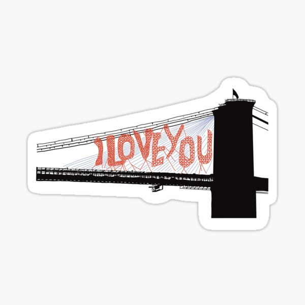 Item preview, “I love you” bridge designed and sold by Designs By Bailey.