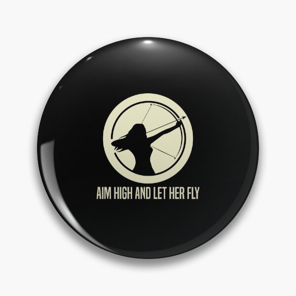 Item preview, Archery Quote Aim High and Let Her Fly designed and sold by Outdoorsy World.