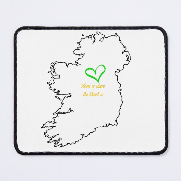 Item preview, Home is where the heart is, Ireland (white) designed and sold by Weird Atlantic way .