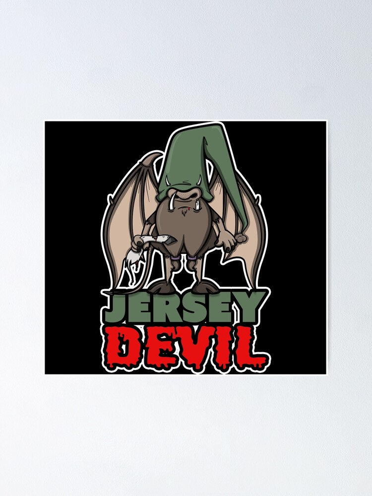 "Jersey Devil Gnome NJ USA Cryptid " Poster for Sale by JessieJune