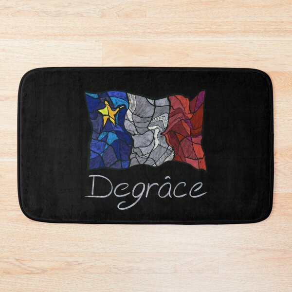 Item preview, Acadian Flag pastel liquid mosaic Degrâce  - Drapeau acadien mosaïque liquide pastel vitrail Degrâce designed and sold by ColoursOfFrance.
