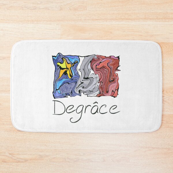 Item preview, Acadian Flag pastel liquid mosaic Degrâce - Drapeau acadien mosaïque liquide pastel vitrail Degrâce designed and sold by ColoursOfFrance.