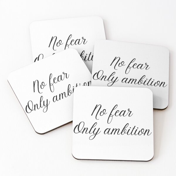 Item preview, No fear, only ambition designed and sold by D1ogo.