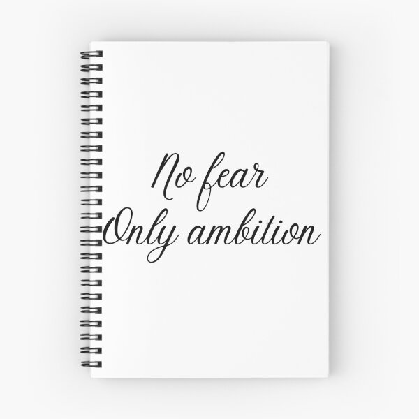 Item preview, No fear, only ambition designed and sold by D1ogo.