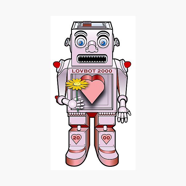 Item preview, LOVE ROBOT designed and sold by nealbob.
