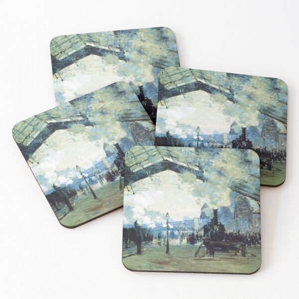 Item preview, Claude Monet's Saint-Lazare Gare, Normandy Train designed and sold by mosfunky.