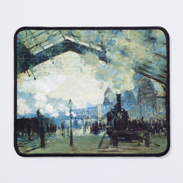 Item preview, Claude Monet's Saint-Lazare Gare, Normandy Train designed and sold by mosfunky.