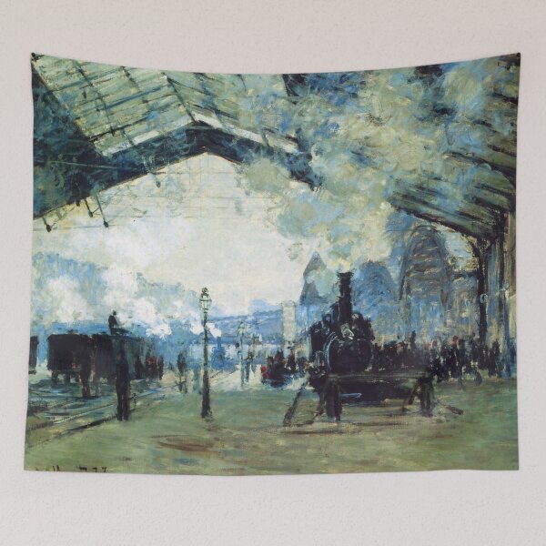 Item preview, Claude Monet's Saint-Lazare Gare, Normandy Train designed and sold by mosfunky.