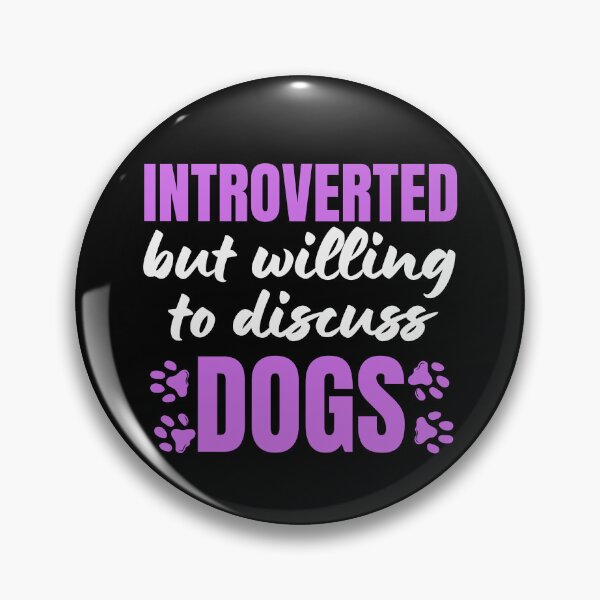 Item preview, Introverted But Willing To Discuss Dogs Dog Lover Antisocial Dog Mom Dog Dad Vintage designed and sold by EyanShop.