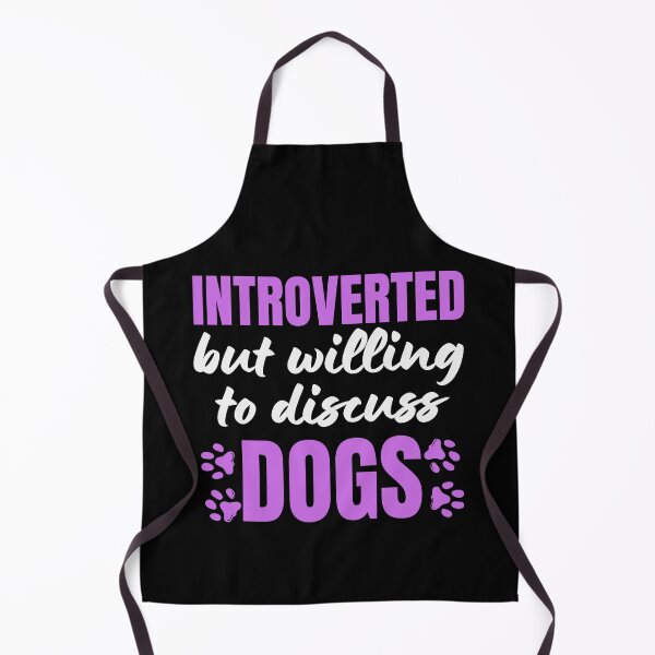 Item preview, Introverted But Willing To Discuss Dogs Dog Lover Antisocial Dog Mom Dog Dad Vintage designed and sold by EyanShop.