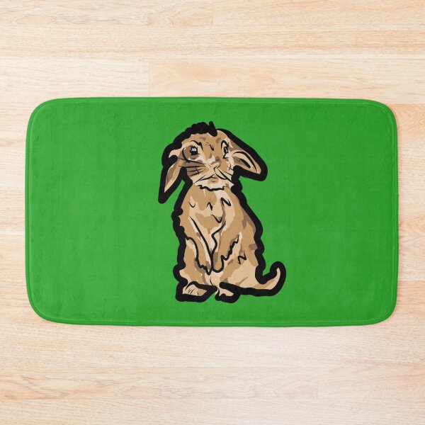 Item preview, cute painted bunny Art  designed and sold by vibeno1.