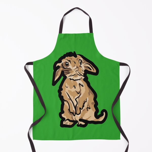 Item preview, cute painted bunny Art designed and sold by vibeno1.