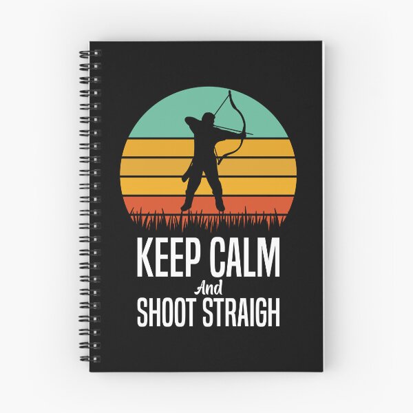 Item preview, Keep Calm And Shoot Straight Archery Lover Saying designed and sold by Outdoorsy World.