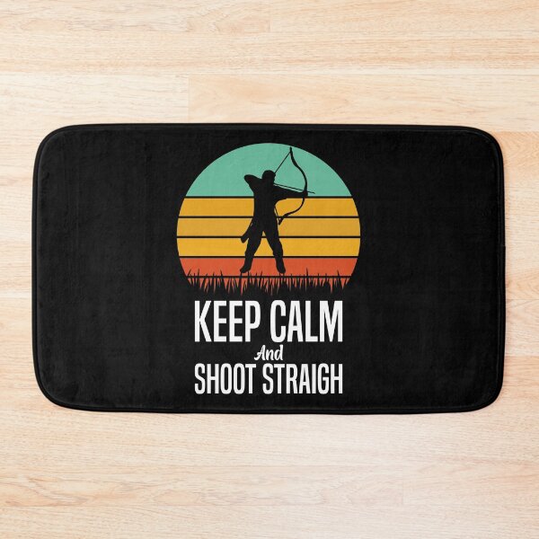 Item preview, Keep Calm And Shoot Straight Archery Lover Saying designed and sold by Outdoorsy World.
