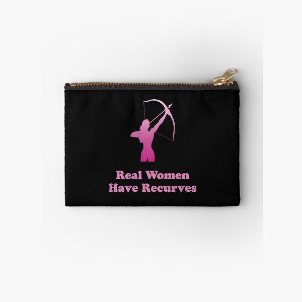Item preview, Real Women Have Recurves Funny Archery Quote designed and sold by Outdoorsy World.