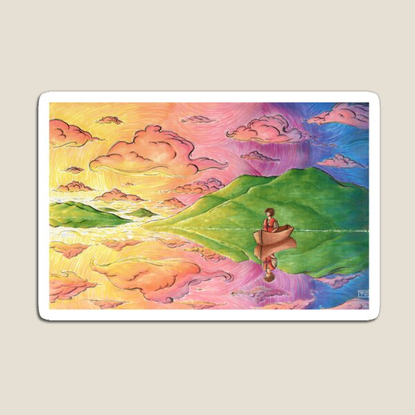 Item preview, Inner Child at Sunset designed and sold by PaperPlaneNomad.