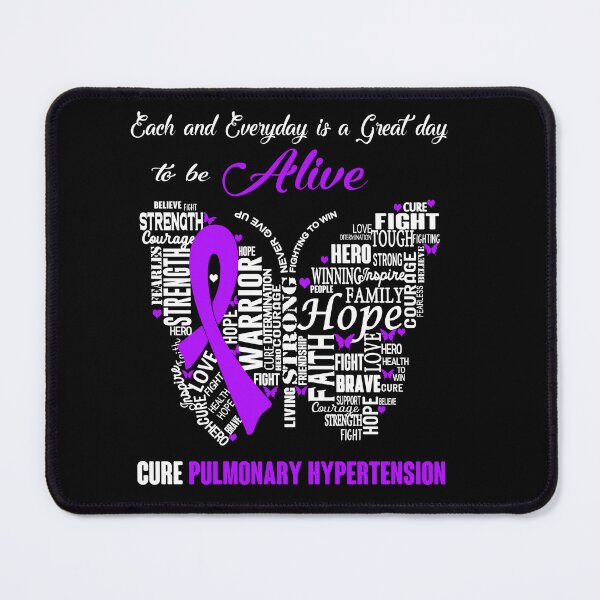Item preview, Butterfly Ribbon Cure Pulmonary Hypertension Awareness designed and sold by Tadmab.