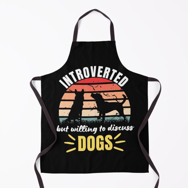 Item preview, Introverted But Willing To Discuss Dogs Dog Lover Antisocial Dog Mom Dog Dad Vintage designed and sold by EyanShop.