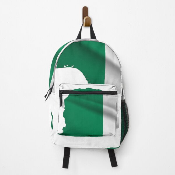 Item preview, Wavy Nigerian Flag inside Map of Nigeria  designed and sold by mashmosh.
