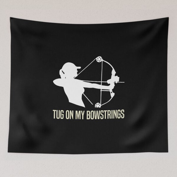 Item preview, Funny Archery Lover - Tug On My Bowstrings designed and sold by Outdoorsy World.