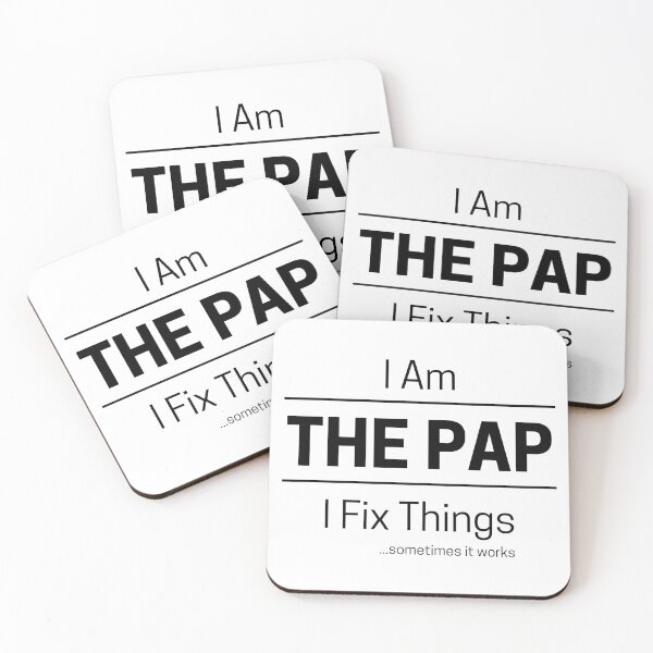 Item preview, Funny DIY Grandfather Quote Saying, I Am The Pap, I Fix Things, Black Text designed and sold by hjsmith.