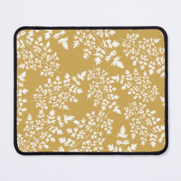 Item preview, Copy of Hedgerow ferns in white on gold designed and sold by Papergrape.