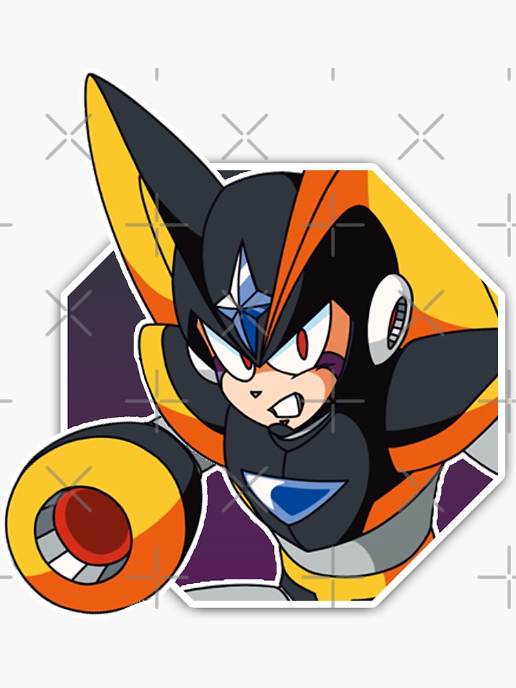 Mega Man - Bass Buster Bass Sticker for Sale by Wild Animal Designs