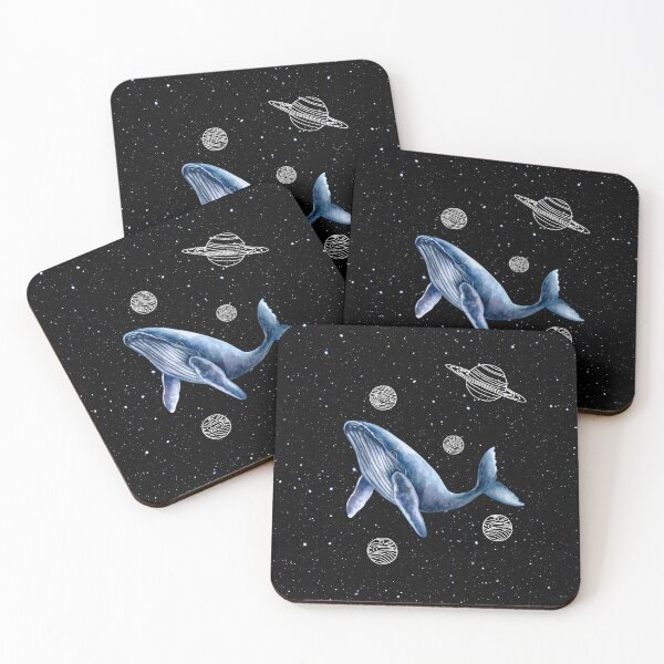 Item preview, Blue Whale Floating In The Space designed and sold by EsraaBaniOdeh.