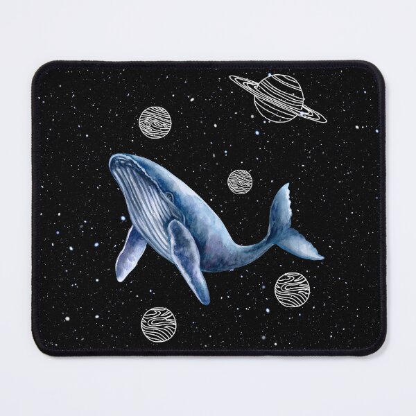 Item preview, Blue Whale Floating In The Space designed and sold by EsraaBaniOdeh.