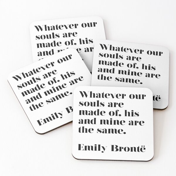 Item preview, Wuthering Heights, Emily Bronte Book Quote designed and sold by DoodleSanctuary.