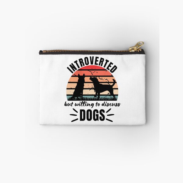 Item preview, Introverted But Willing To Discuss Dogs Dog Lover Antisocial Dog Mom Dog Dad Vintage designed and sold by EyanShop.