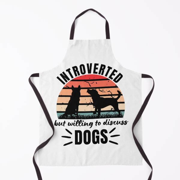 Item preview, Introverted But Willing To Discuss Dogs Dog Lover Antisocial Dog Mom Dog Dad Vintage designed and sold by EyanShop.