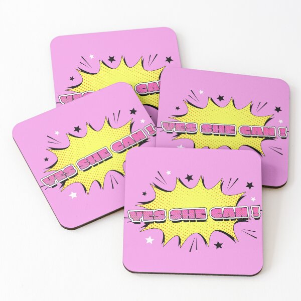 Item preview, Yes She Can for International Womens Day 8 March designed and sold by YerrouDesing.