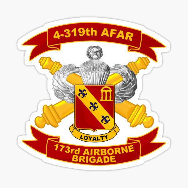 173rd Airborne - 4-319th Sticker