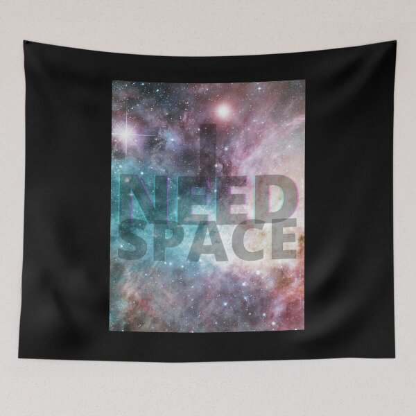 Item preview, I Need Space - Pastel Rainbow Galaxy  designed and sold by Quirkdom.