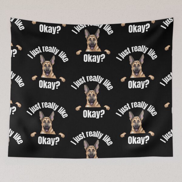 Item preview, I Just Really Like German Shepherd Dogs, Ok? German Shepherd Dad German Sheferd Mom Gift designed and sold by Africrafts.