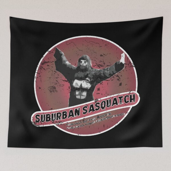 Item preview, suburban sasquatch - B movie distressed designed and sold by nerdy-northern.